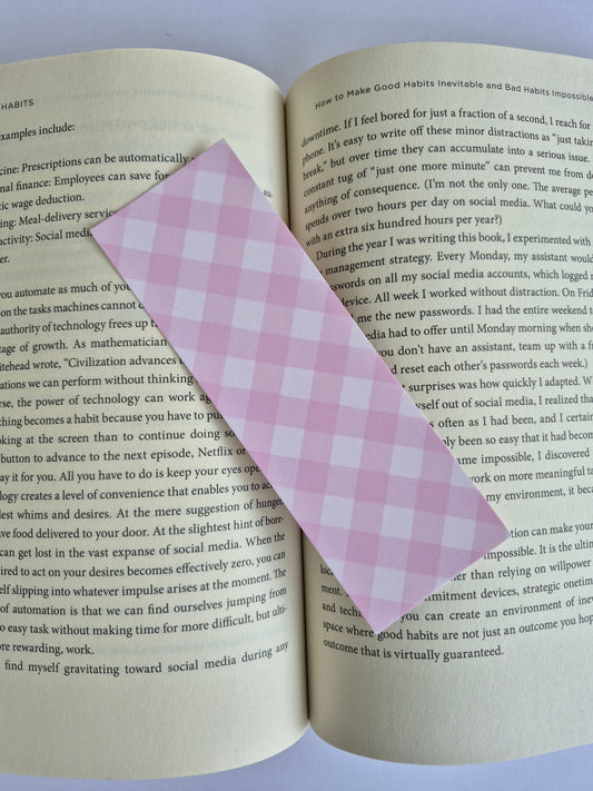 Paper Bookmark Set | Cute Aesthetic Bookmarks | 2x6 Handmade Bookmark | Book Lover Gift