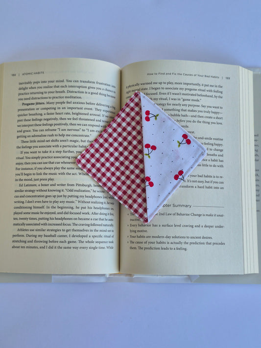 Fabric Corner Bookmark