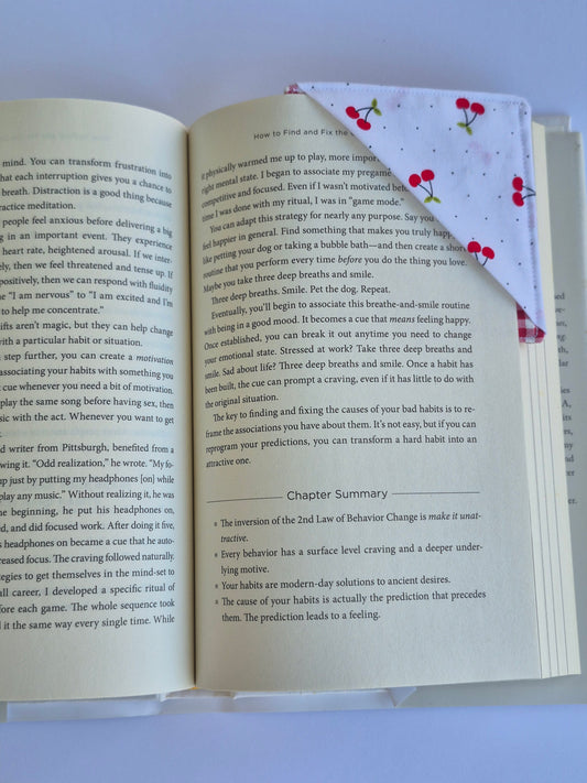 Fabric Corner Bookmark
